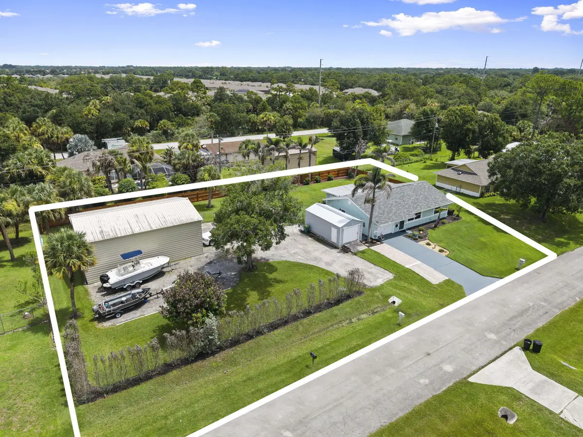Aerial View at 8302 PENNY Lane, Fort Pierce