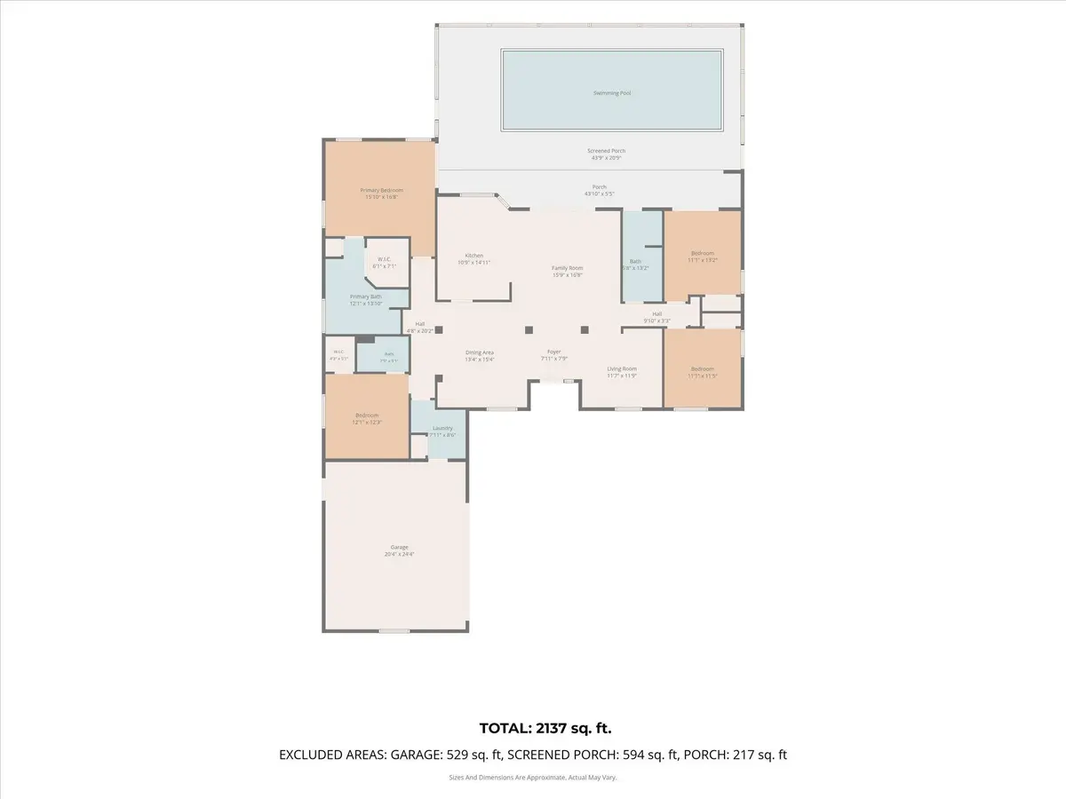 01-With dimensions, all floors at 4 Glengary Road, Palm Beach Gardens