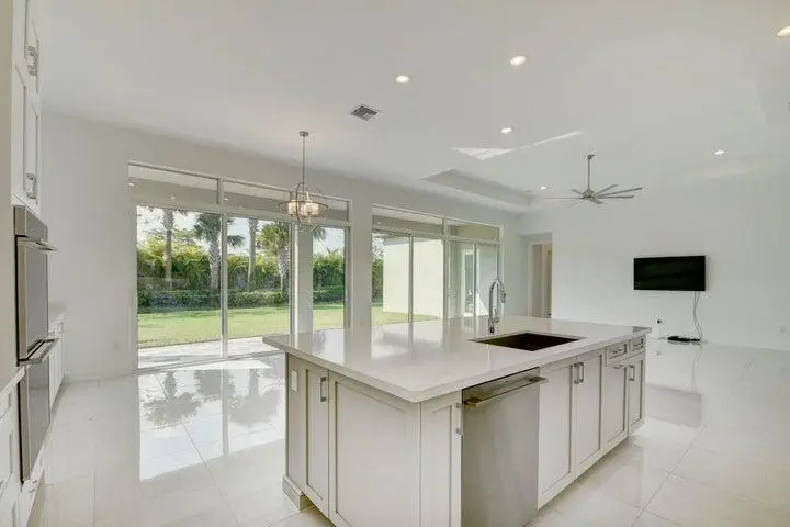 Kitchen Island at 12832 Veneto Springs Drive, Boynton Beach