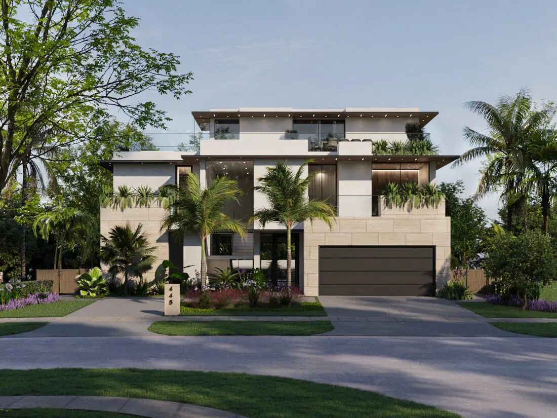 Exterior at 445 NE 15th Terrace, Boca Raton