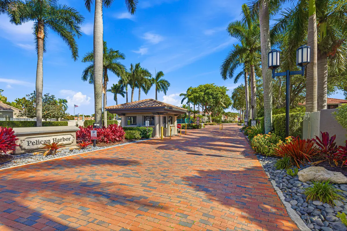 Community Entrance at 85 PELICAN POINTE Drive 203, Delray Beach