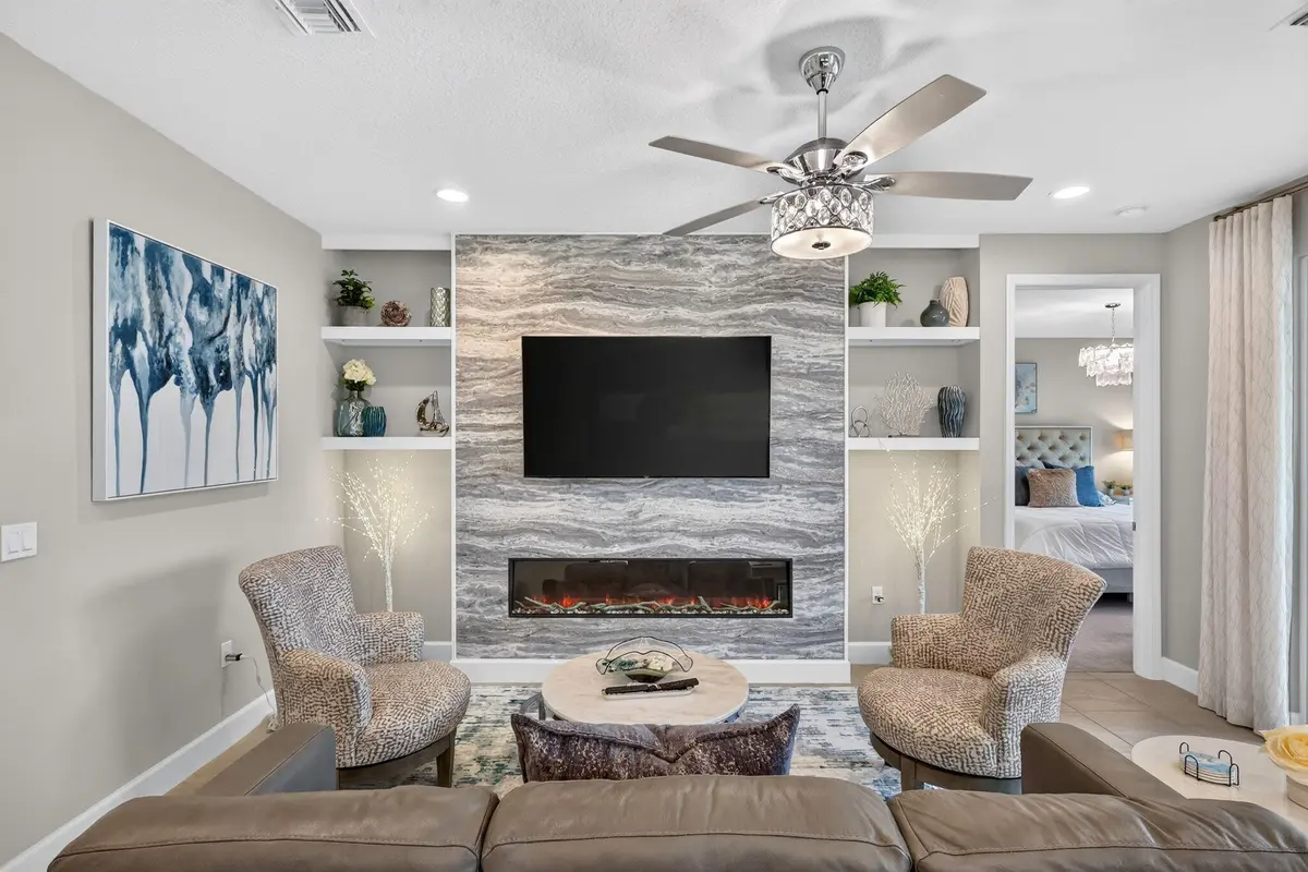 Living Room at 11418 SW HAWKINS Terrace, Port St. Lucie