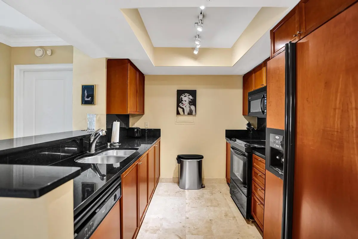 Kitchen at 99 SE Mizner Boulevard 802, Boca Raton