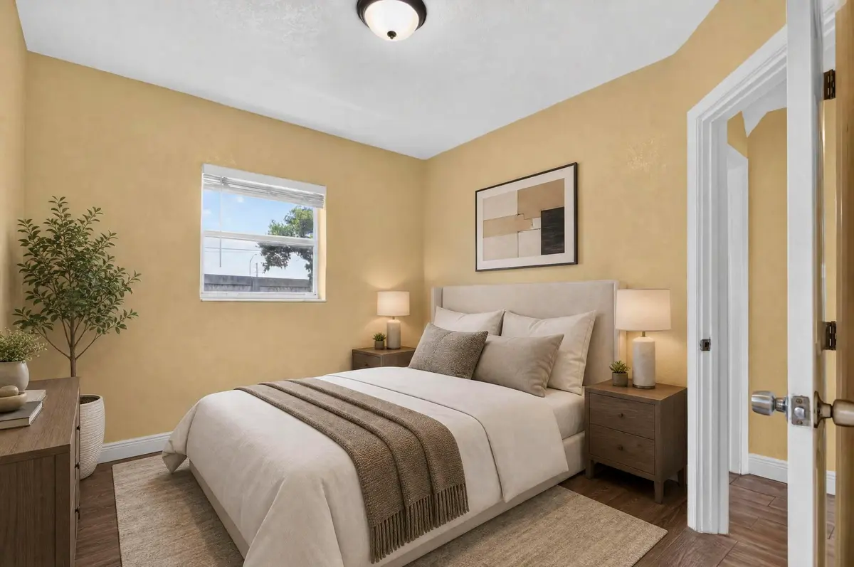 2nd Bedroom Staged at 2681 NW 2nd Street, Boynton Beach
