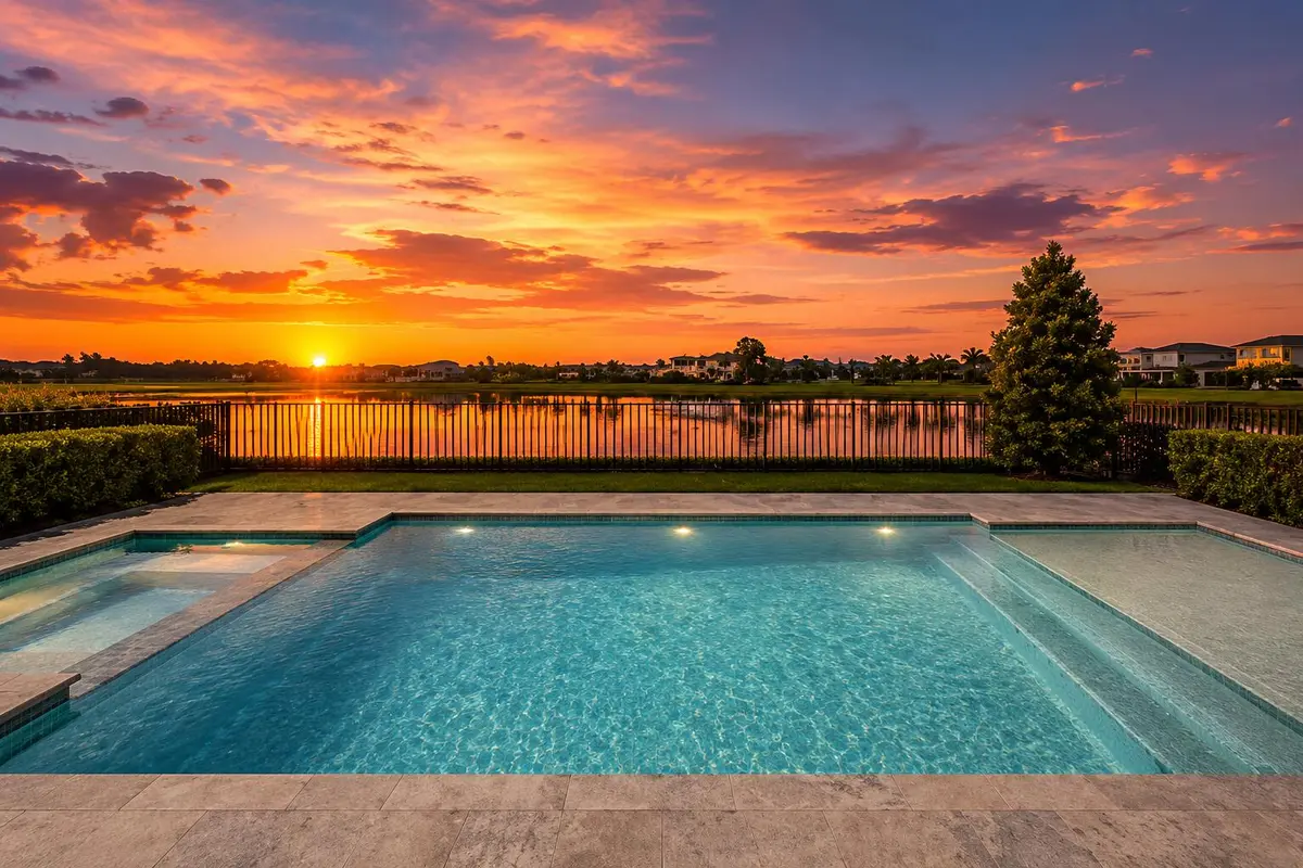 Pool at 15664 Merritt Drive, Westlake