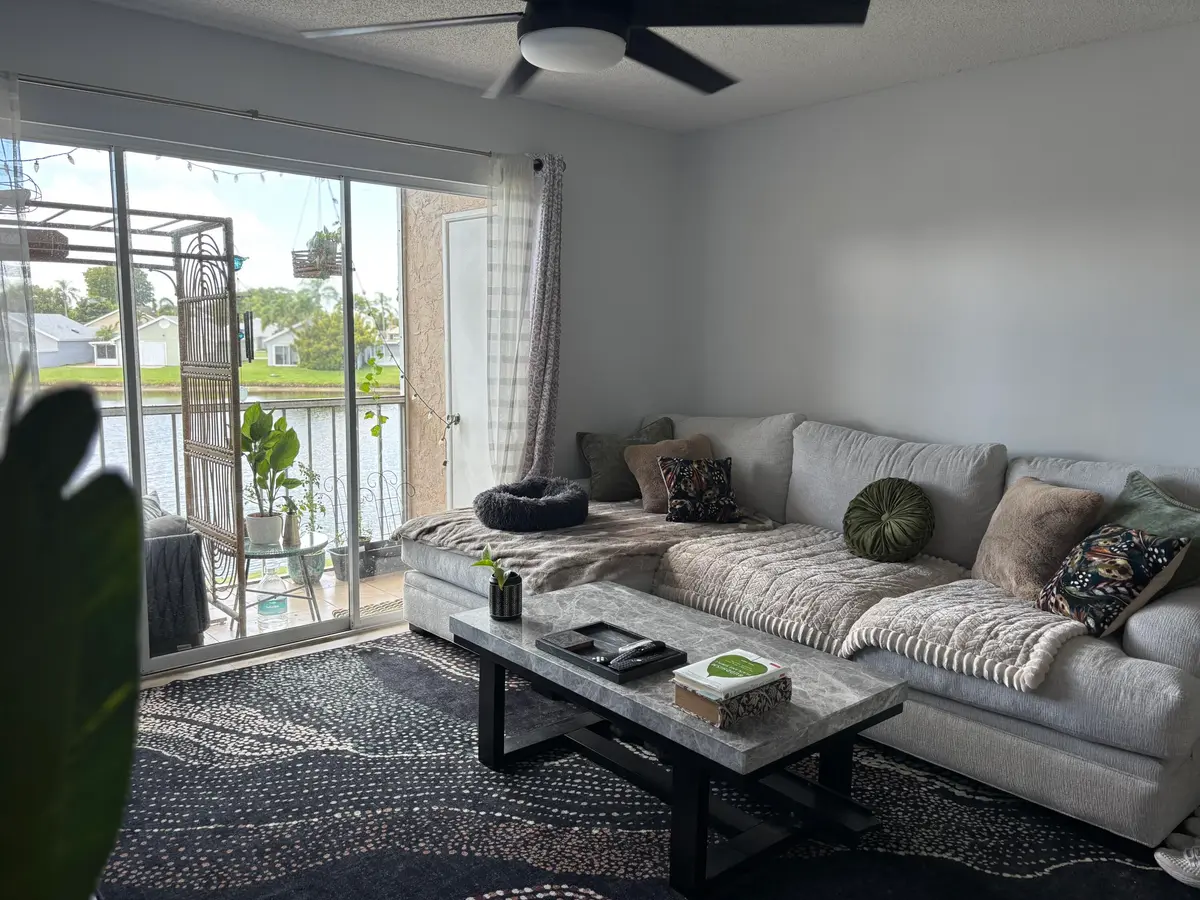 Living room view at 13771 ONEIDA Drive G2, Delray Beach