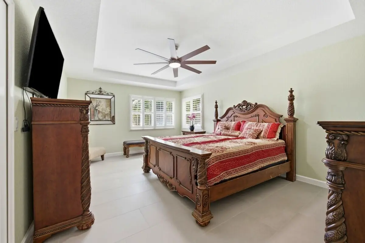 Primary Bedroom at 8212 Calterra Drive, Palm Beach Gardens