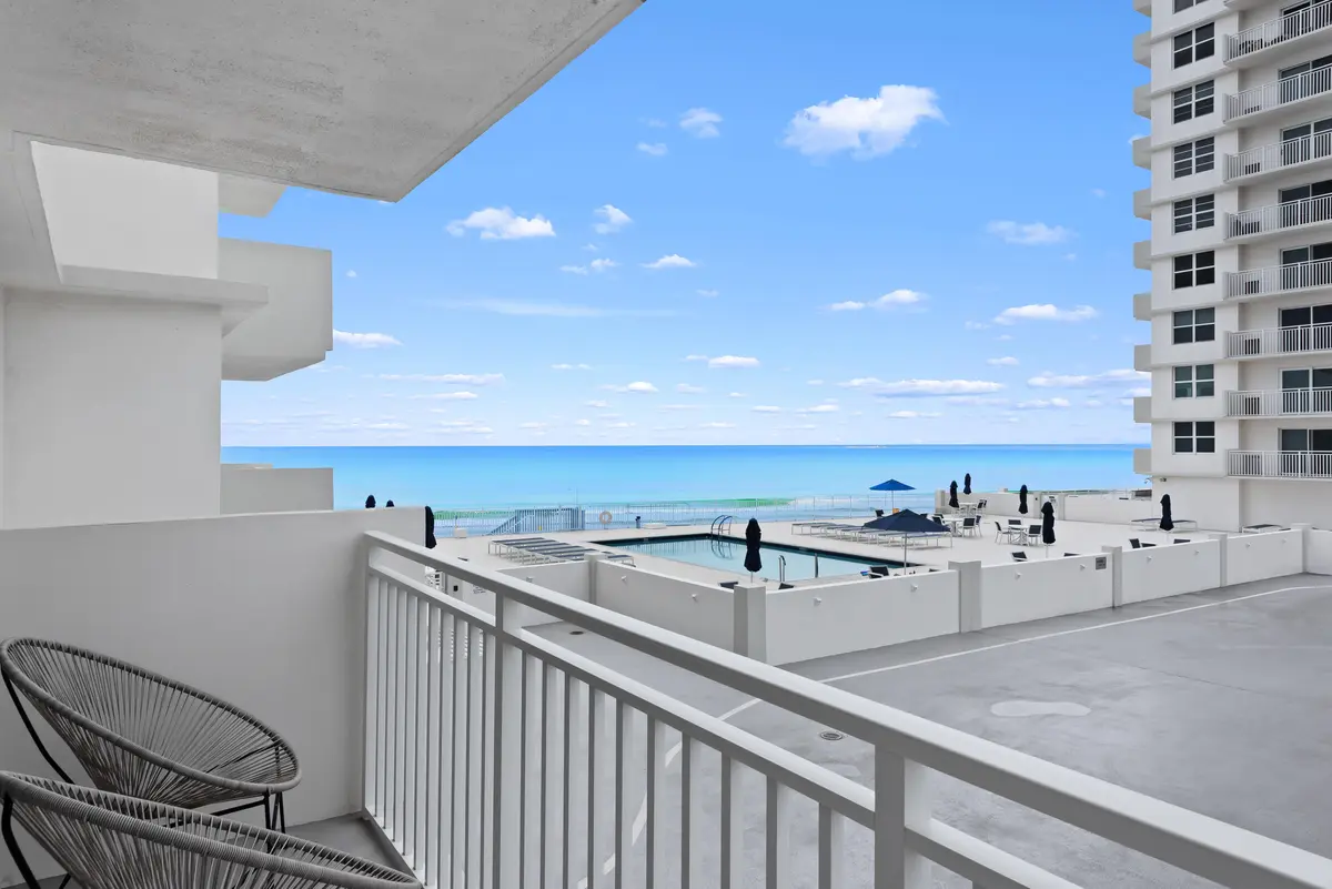 Enjoy the ocean breeze from your balcony at 4505 S Ocean Boulevard 103, Highland Beach