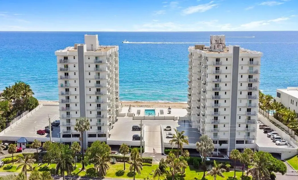 Is surrounded by private residences at 4505 S Ocean Boulevard 103, Highland Beach