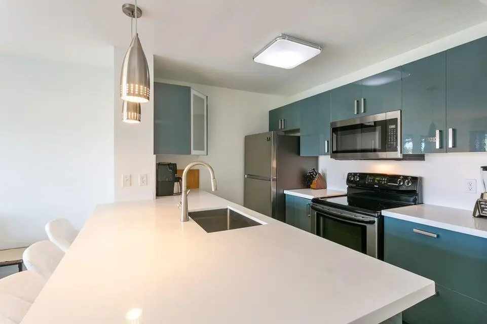 Kitchen at 275 Cypress Point Drive, Palm Beach Gardens