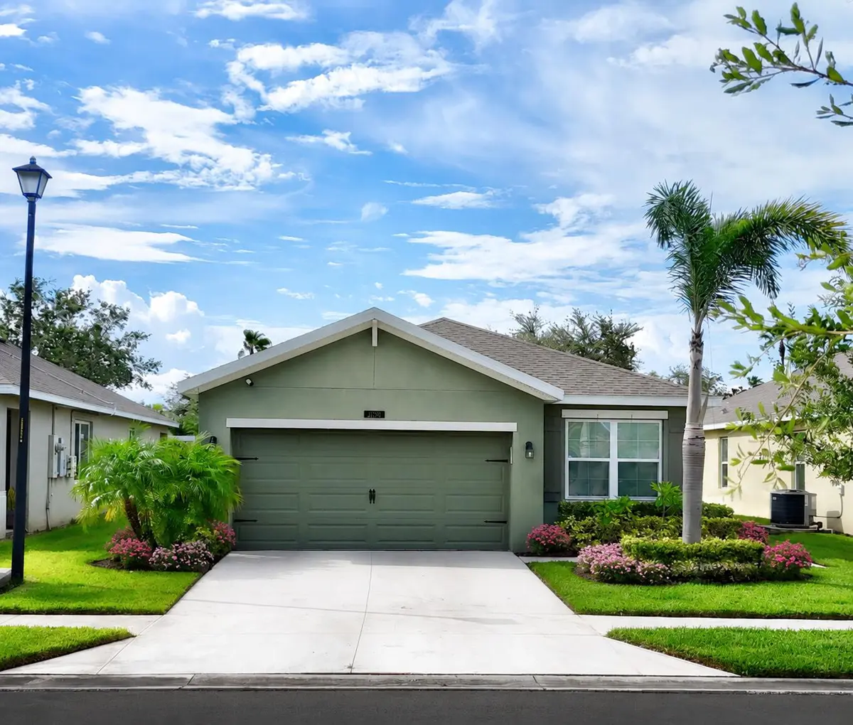AI used to show landscape potential at 11200 SW HADLEY Street, Port St. Lucie