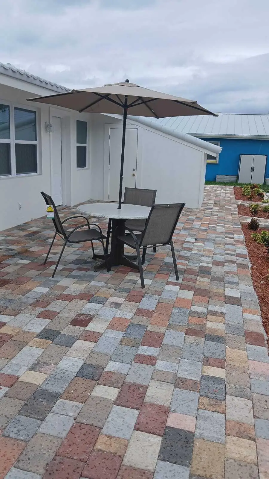 Each Unit Has a private Patio at 1240 CARLTON Court, Fort Pierce