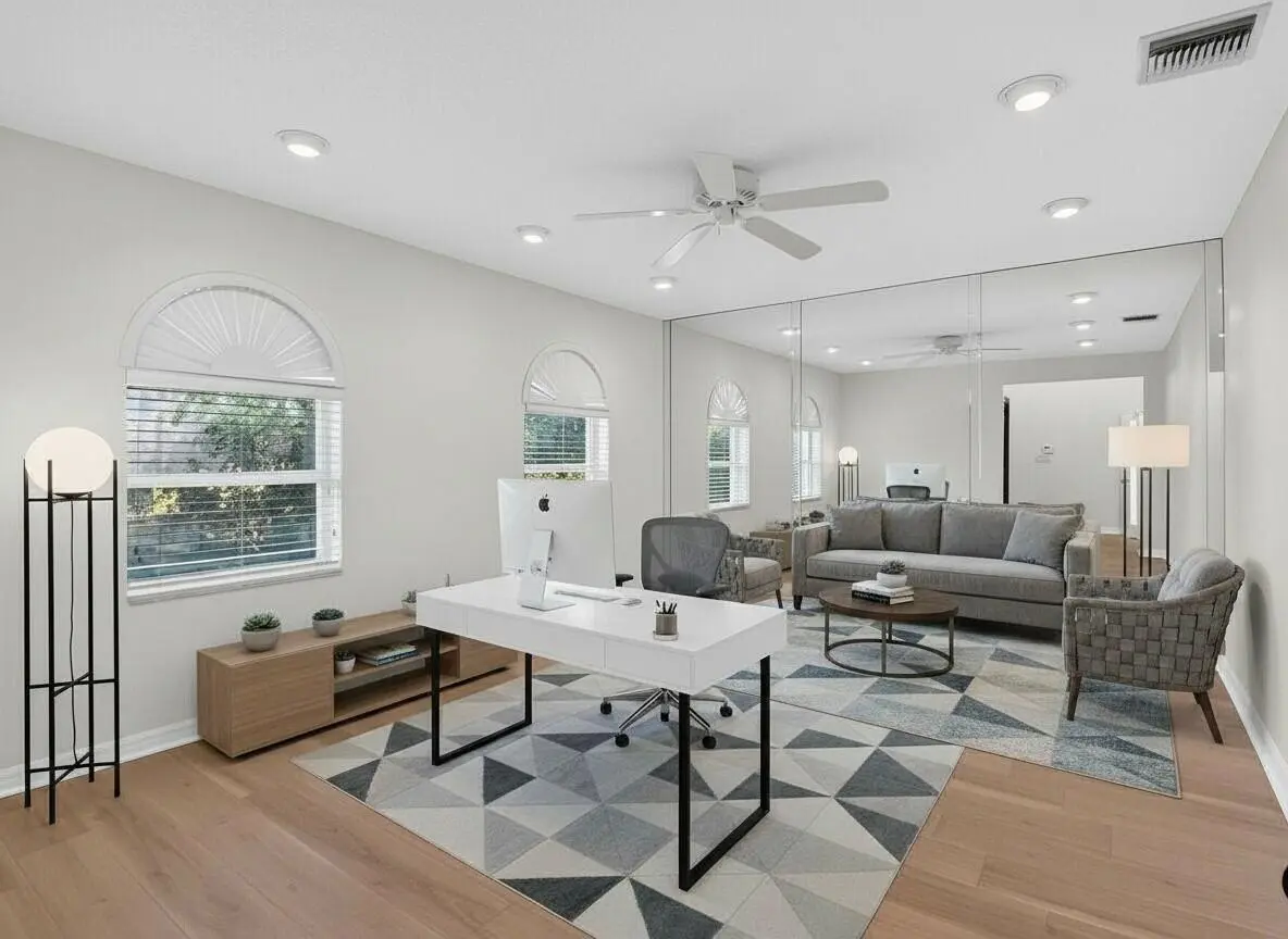 office virtually staged at 13578 Chatsworth Village Drive, Wellington