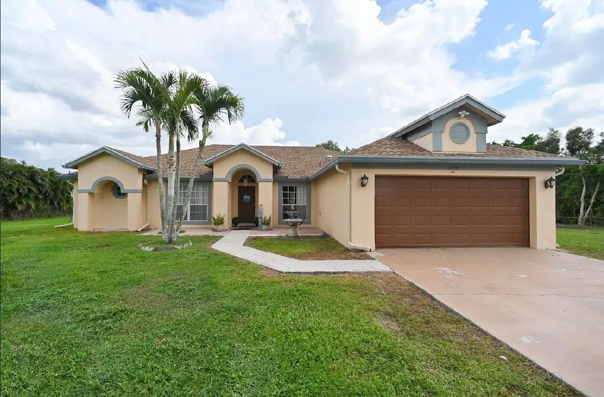 Front of home at 14918 92nd Court, West Palm Beach