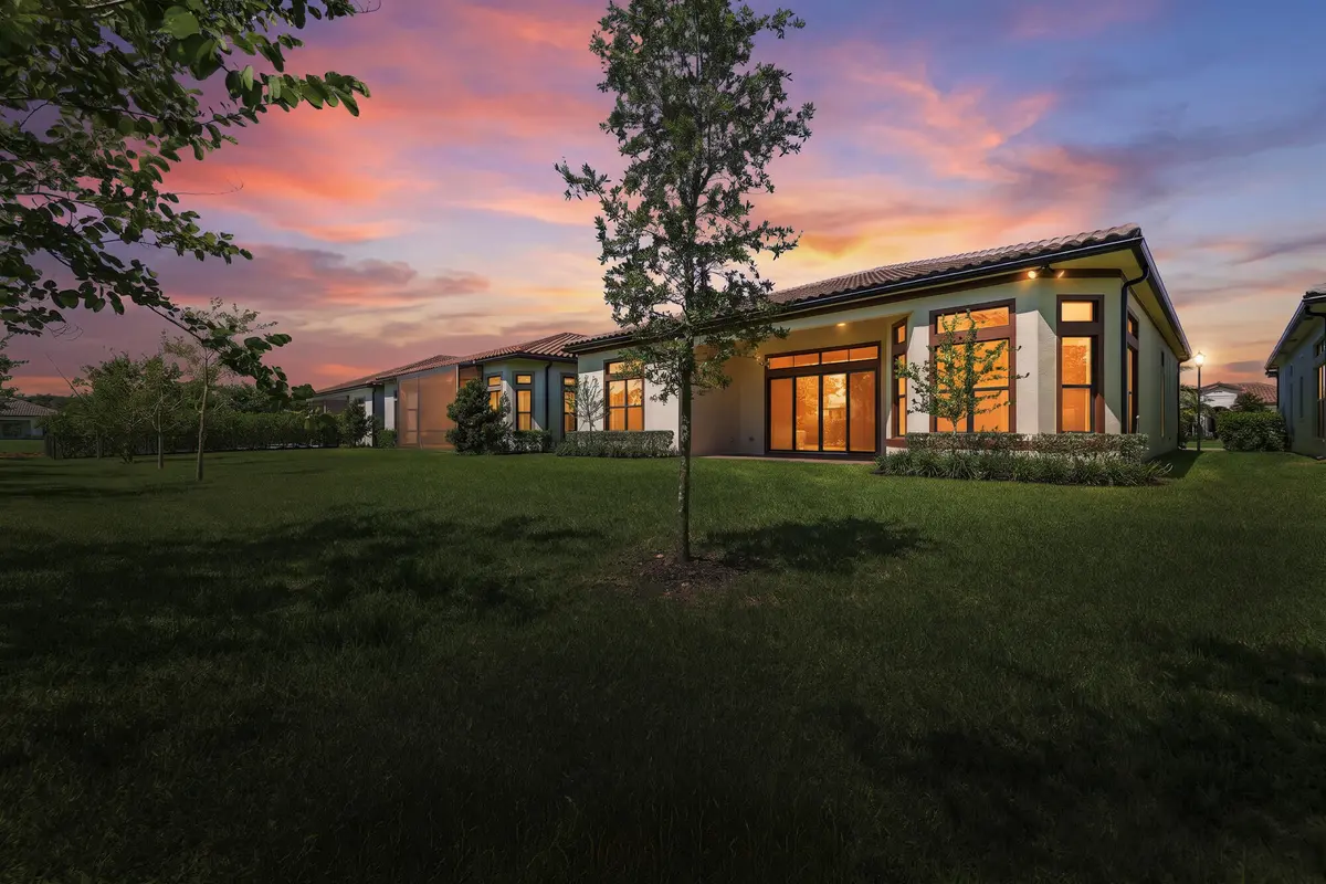 Sunset Back at 7950 Rowan Terrace, Parkland