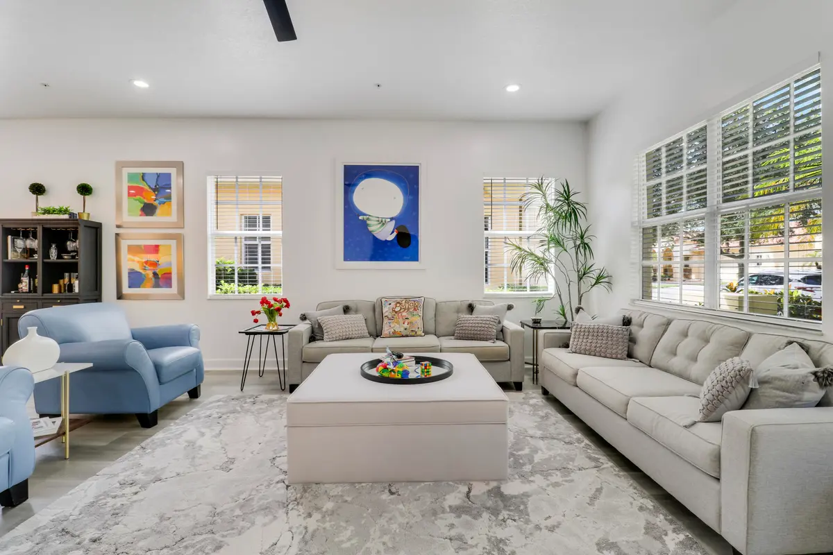 Living Room at 10150 SW Ambrose Way, Port St. Lucie