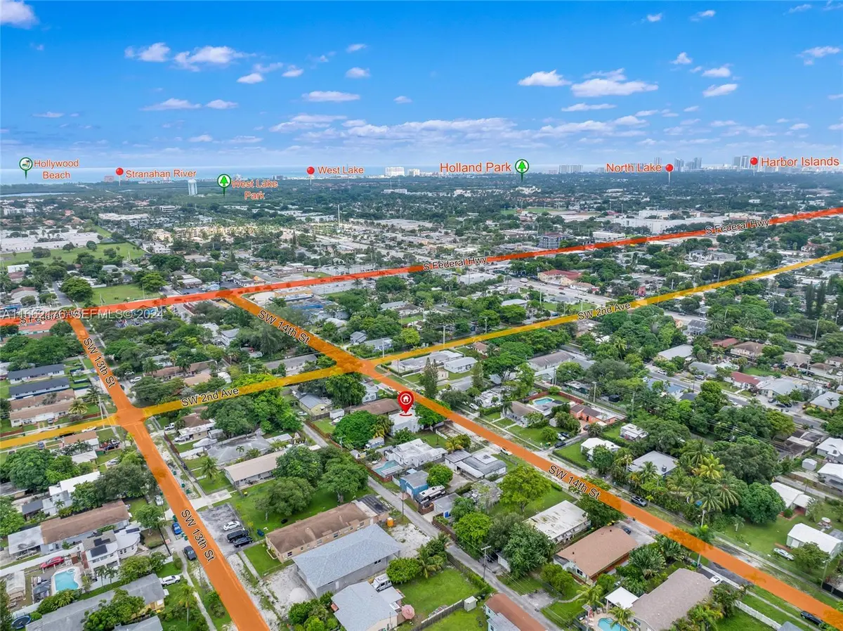 Distance at 224 SW 14th Street, Dania Beach