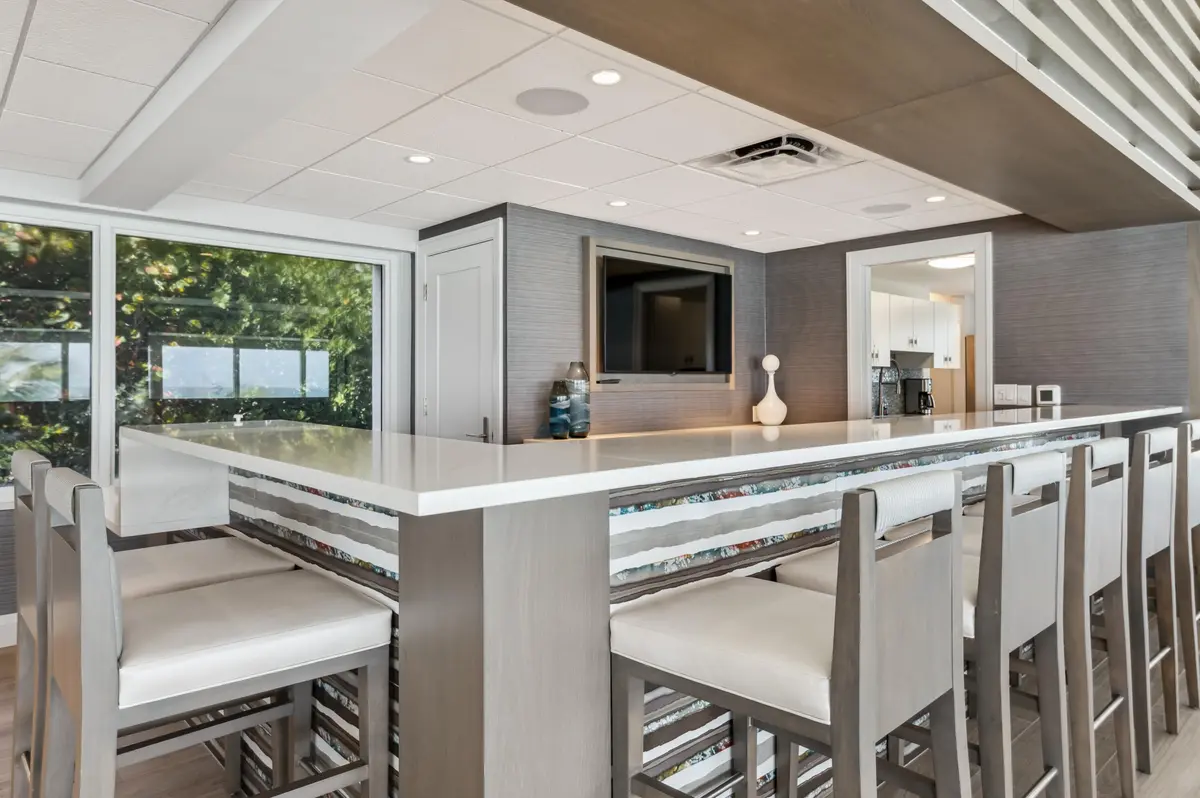 interior private beach club at 4600 S Ocean Boulevard 301, Highland Beach