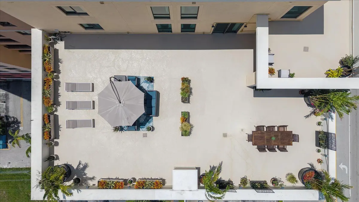 2-aerial view terrace 35- #PH3-35 at 110 N Federal Highway PH 3, Fort Lauderdale