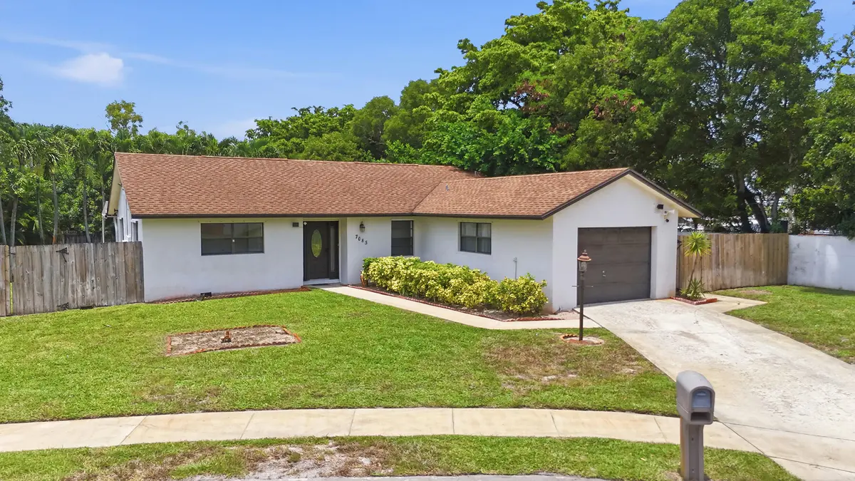 Front Aerial at 7085 Hyatt Avenue, Lantana