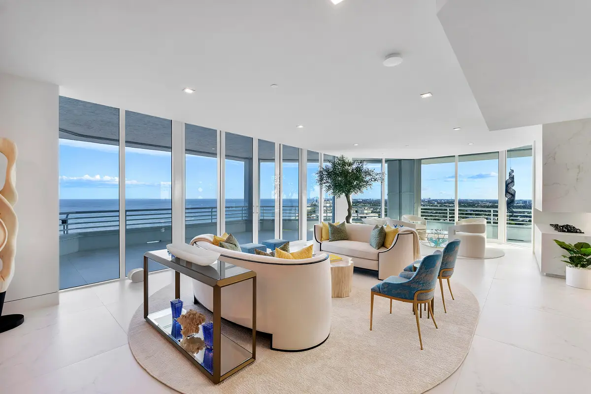 The Great Entertaining room at 1700 S OCEAN Boulevard PH B-D, Lauderdale-By-The-Sea