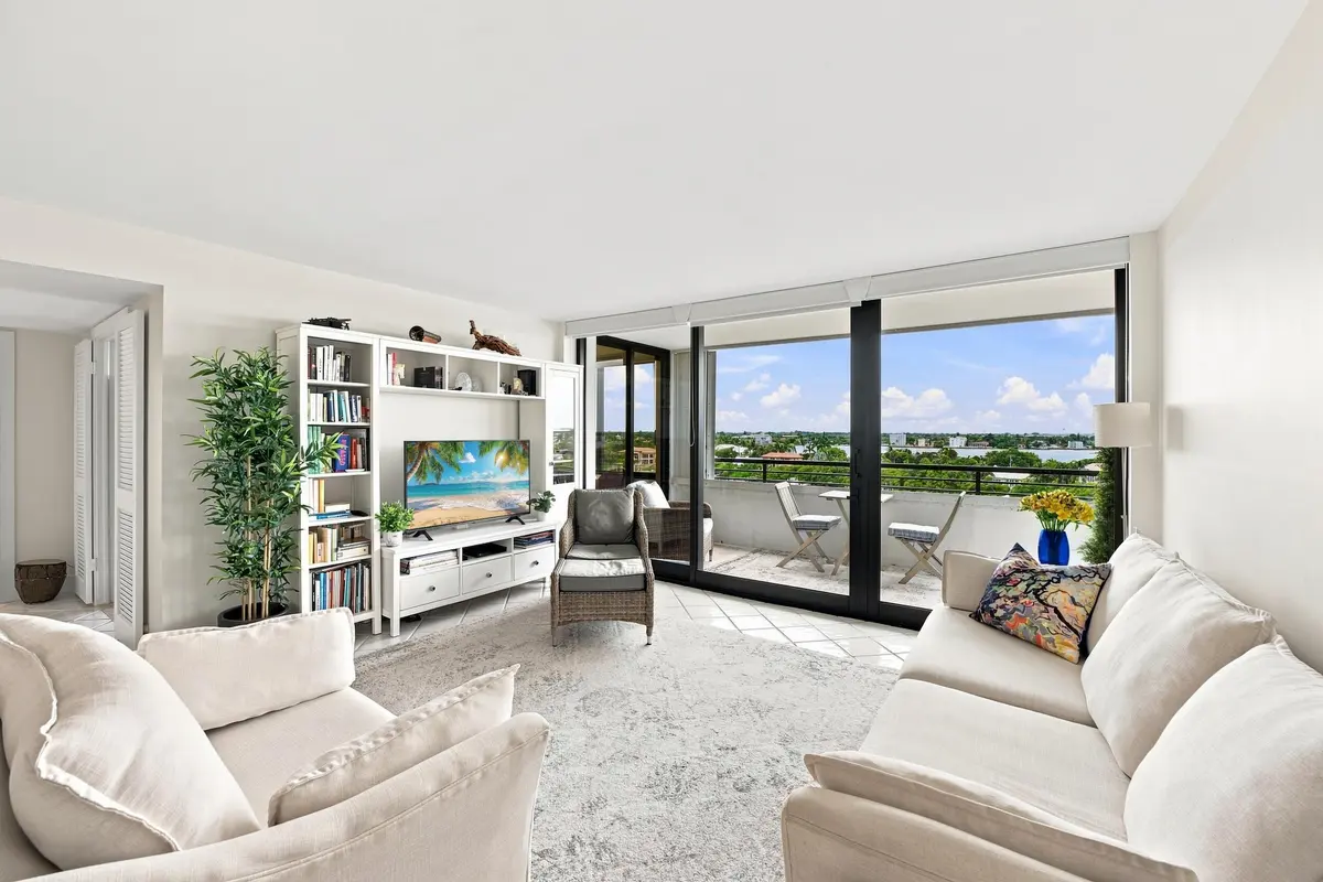 Living Room at 3589 S Ocean Boulevard 808, South Palm Beach