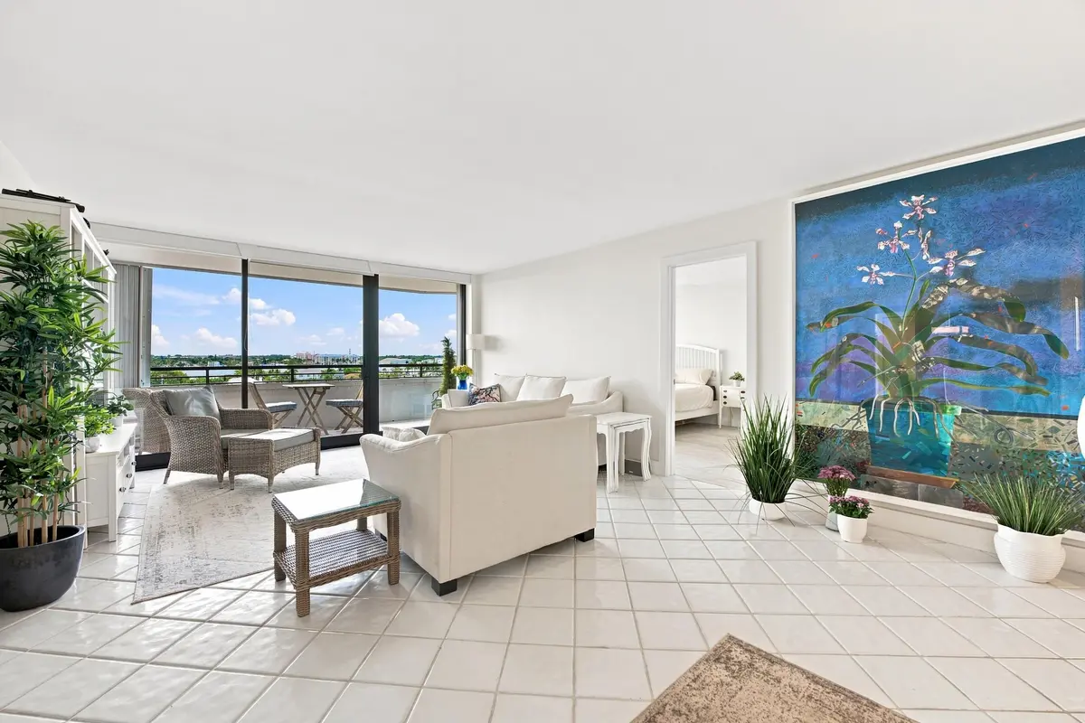 Living Room at 3589 S Ocean Boulevard 808, South Palm Beach