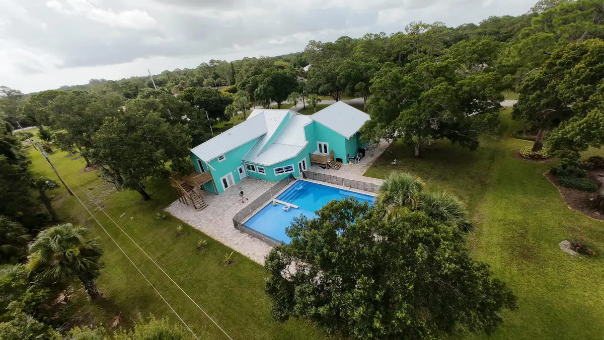 Aerial View at 5850 34th Lane, Vero Beach