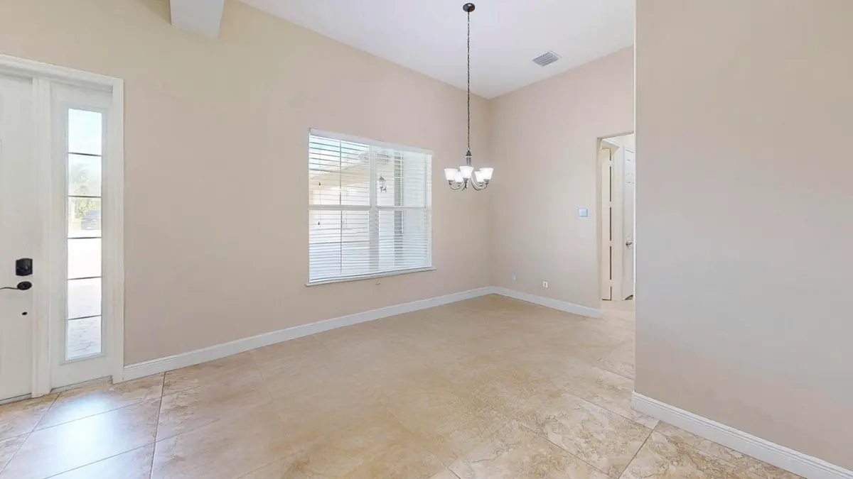 Dining-Room-Defurnished at 922 Yearling Trail, Sebastian