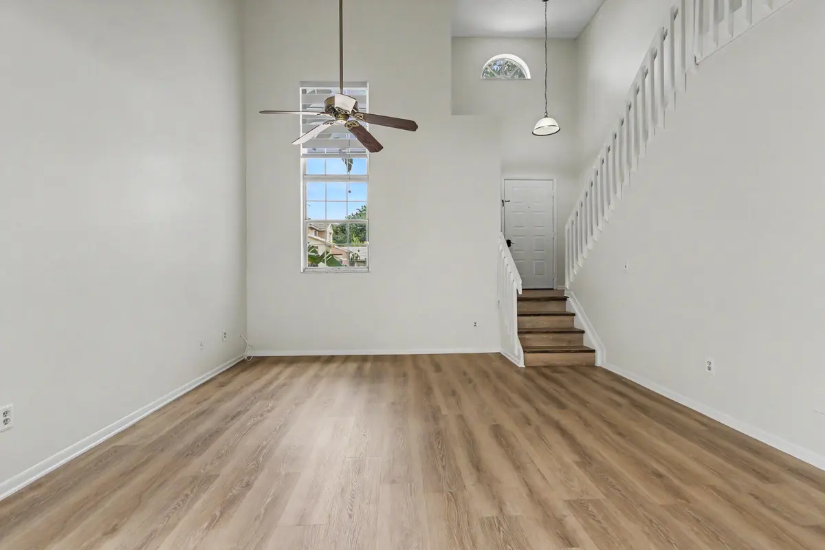 Living room and entrance at 9825 NW 2nd Court, Plantation