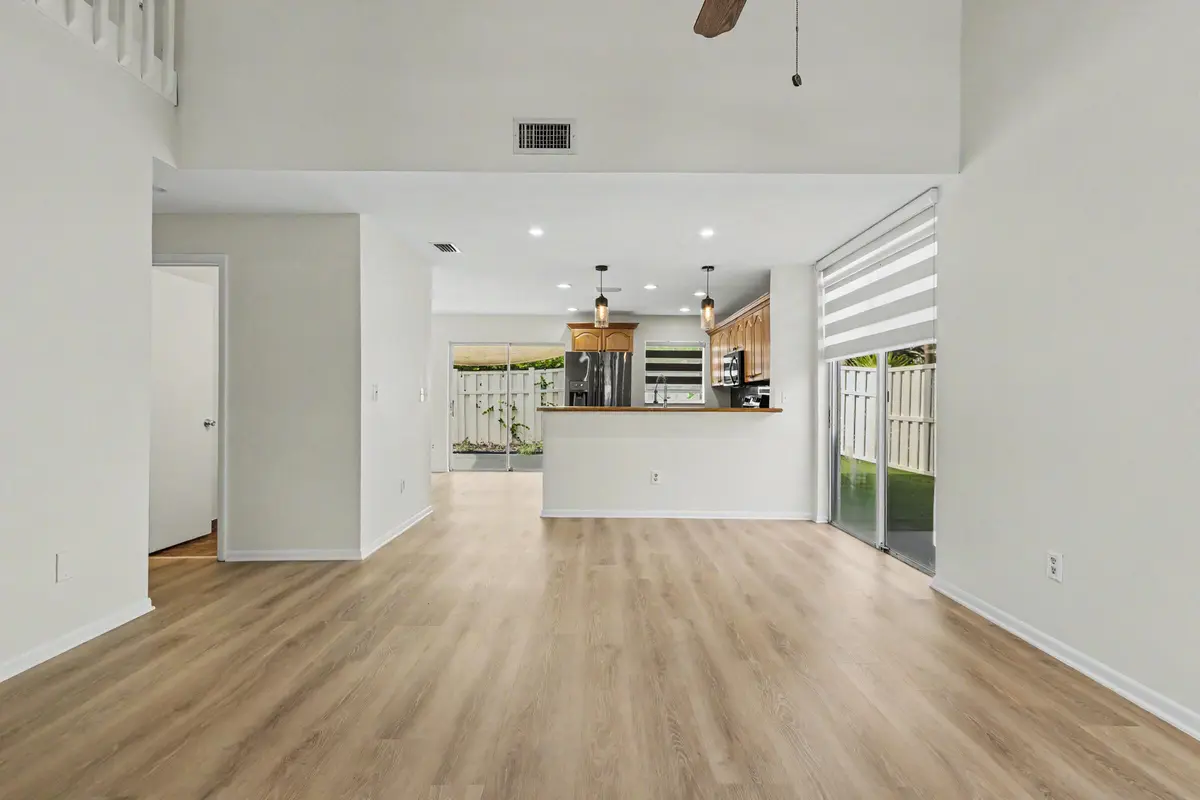 As you enter into your living room at 9825 NW 2nd Court, Plantation