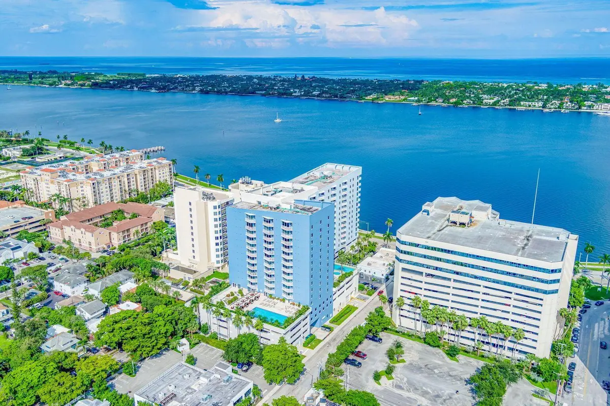 Aerial View at 1551 N Flagler Drive 804, West Palm Beach
