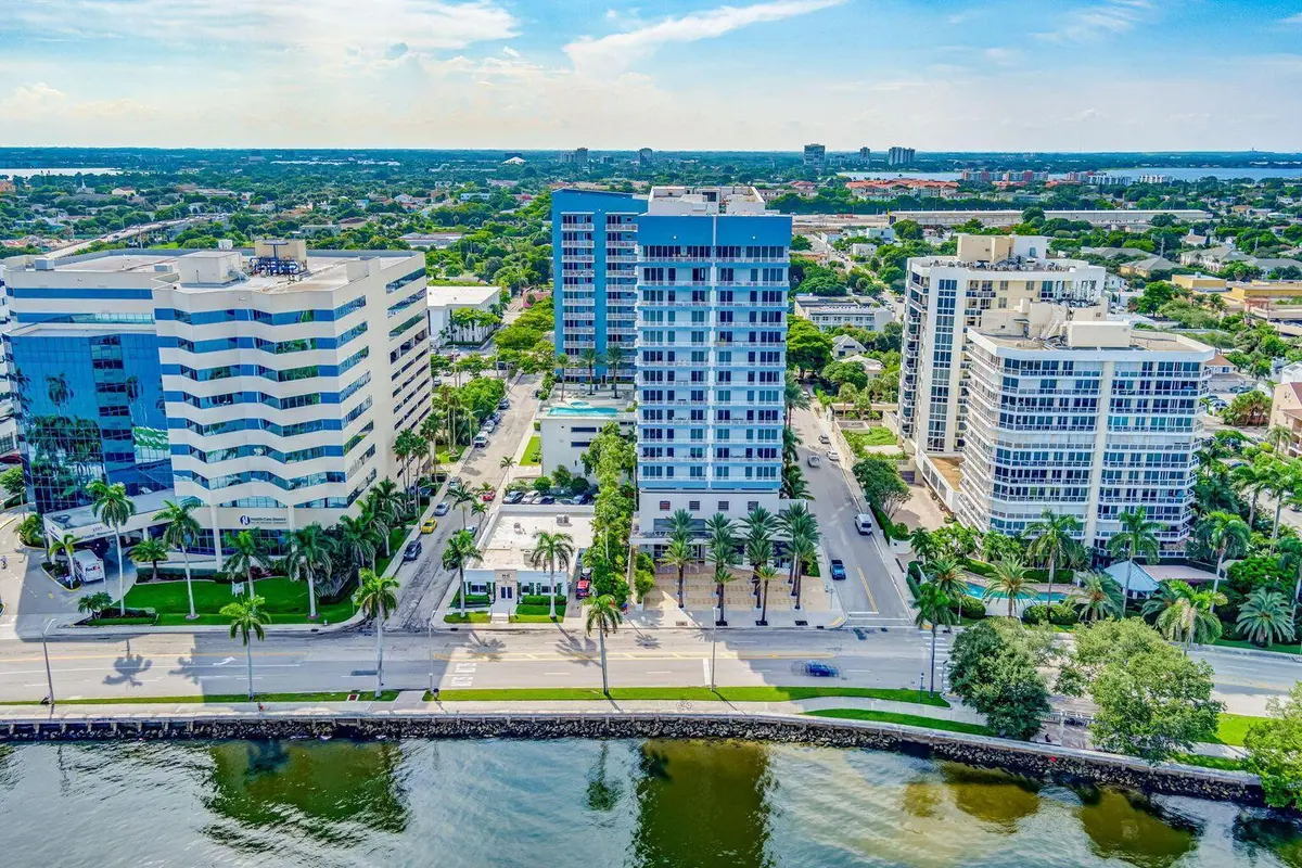 Aerial View at 1551 N Flagler Drive 804, West Palm Beach