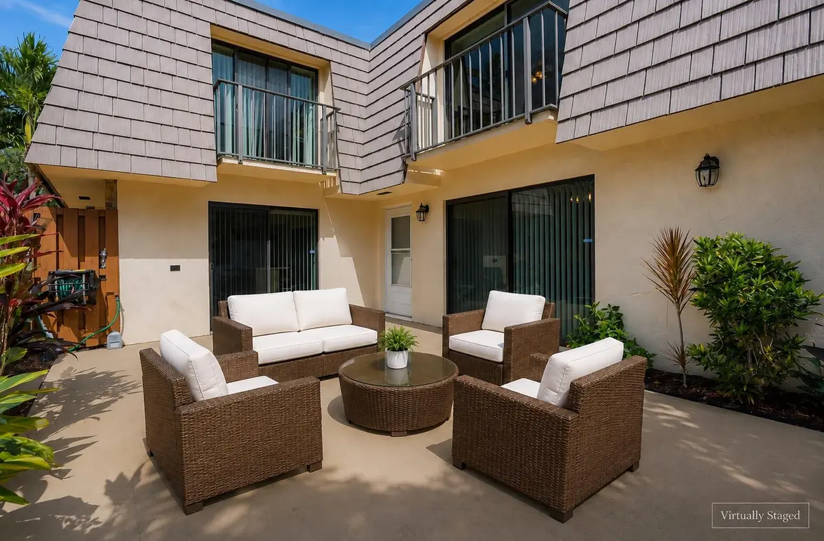 135 Patio Virtually Staged at 135 Ocean Cove Drive, Jupiter
