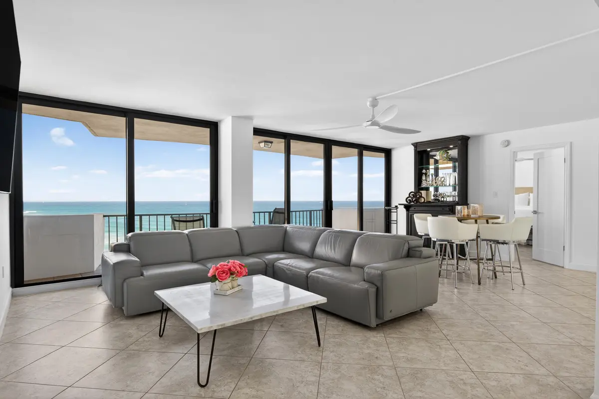 Living Room at 4200 N OCEAN Drive 1-1101, Singer Island