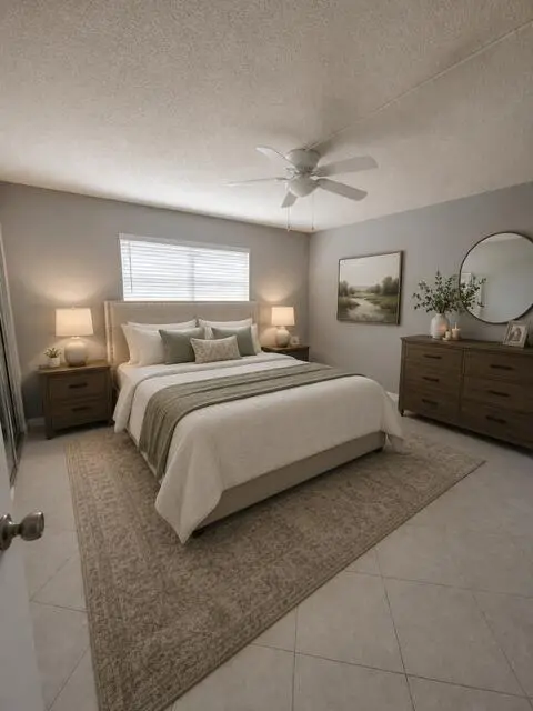 master bedroom at 3301 Aruba Way K2, Coconut Creek