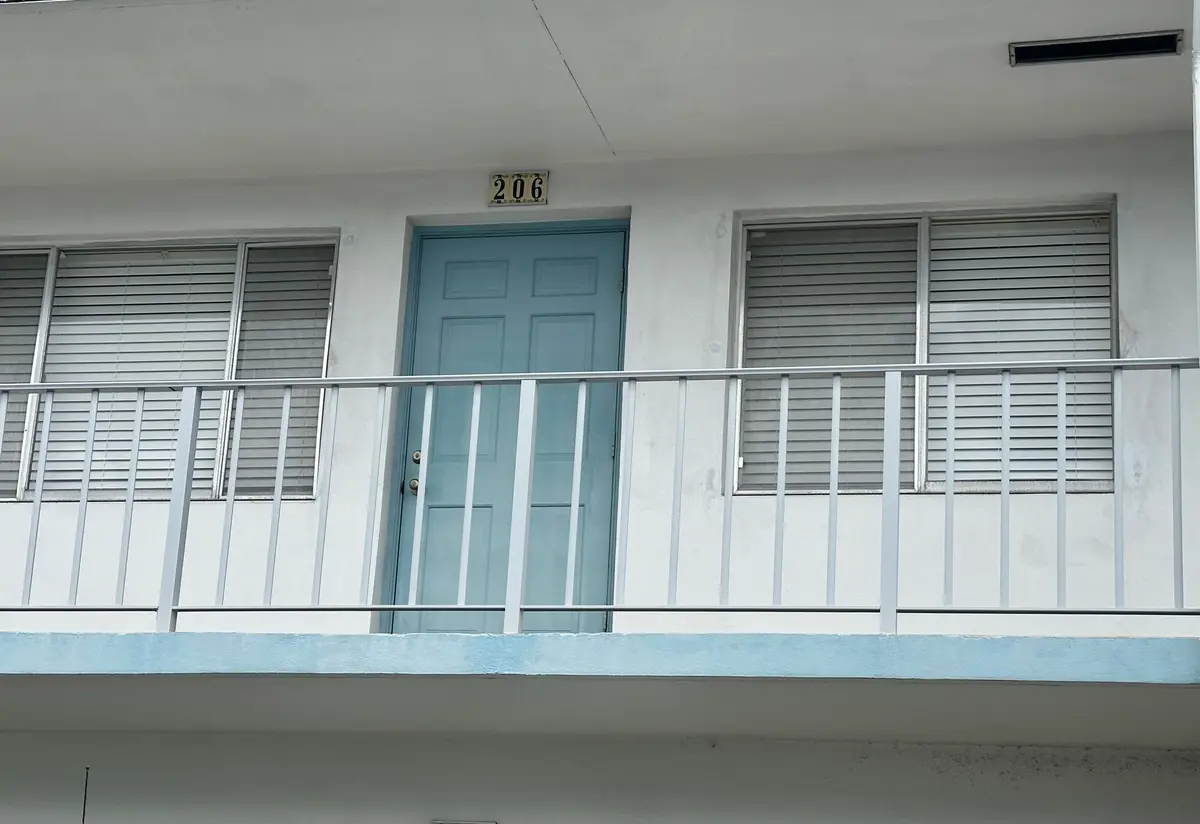 front door at 3080 LAKE OSBORNE Drive 206, Lake Worth Beach