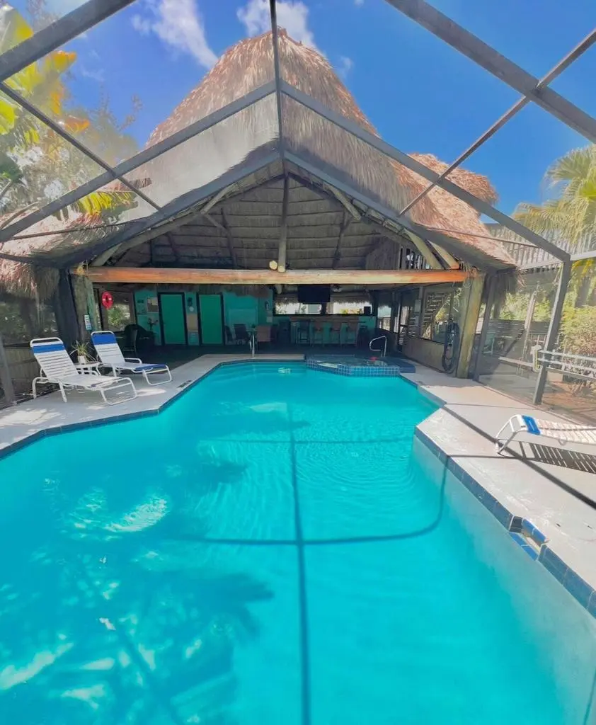 tiki pool at 1812 SE Hideaway Circle, Port St. Lucie