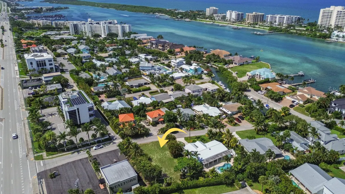 Lot Aerial Arrow at 3442 Harbor Road, Jupiter