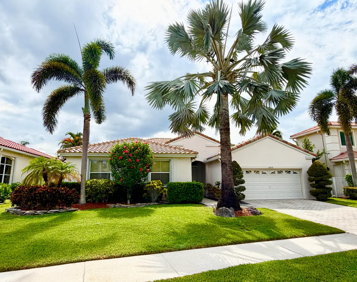 front of home at 18648 Ocean Mist Drive, Boca Raton