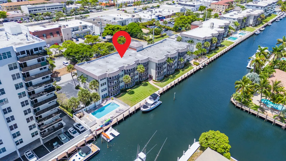 Aerial View at 3121 NE 51st Street 204E, Fort Lauderdale