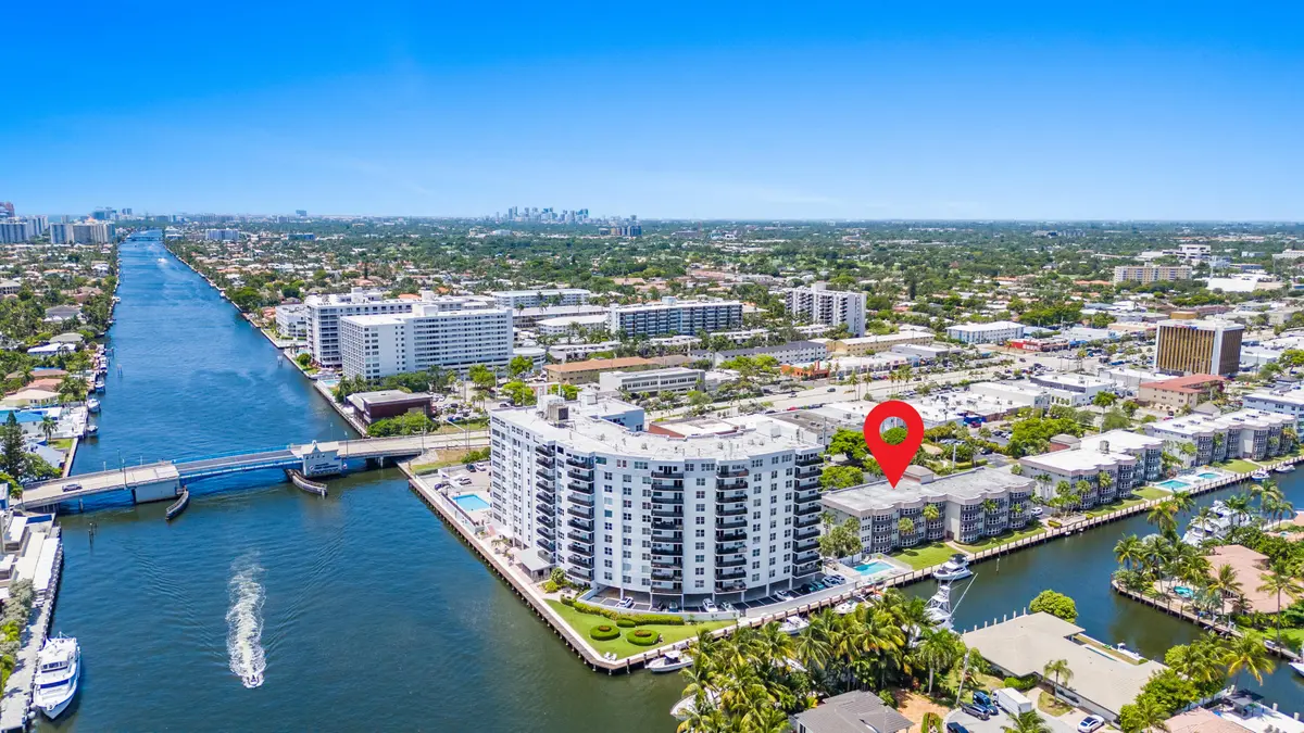 Aerial View at 3121 NE 51st Street 204E, Fort Lauderdale