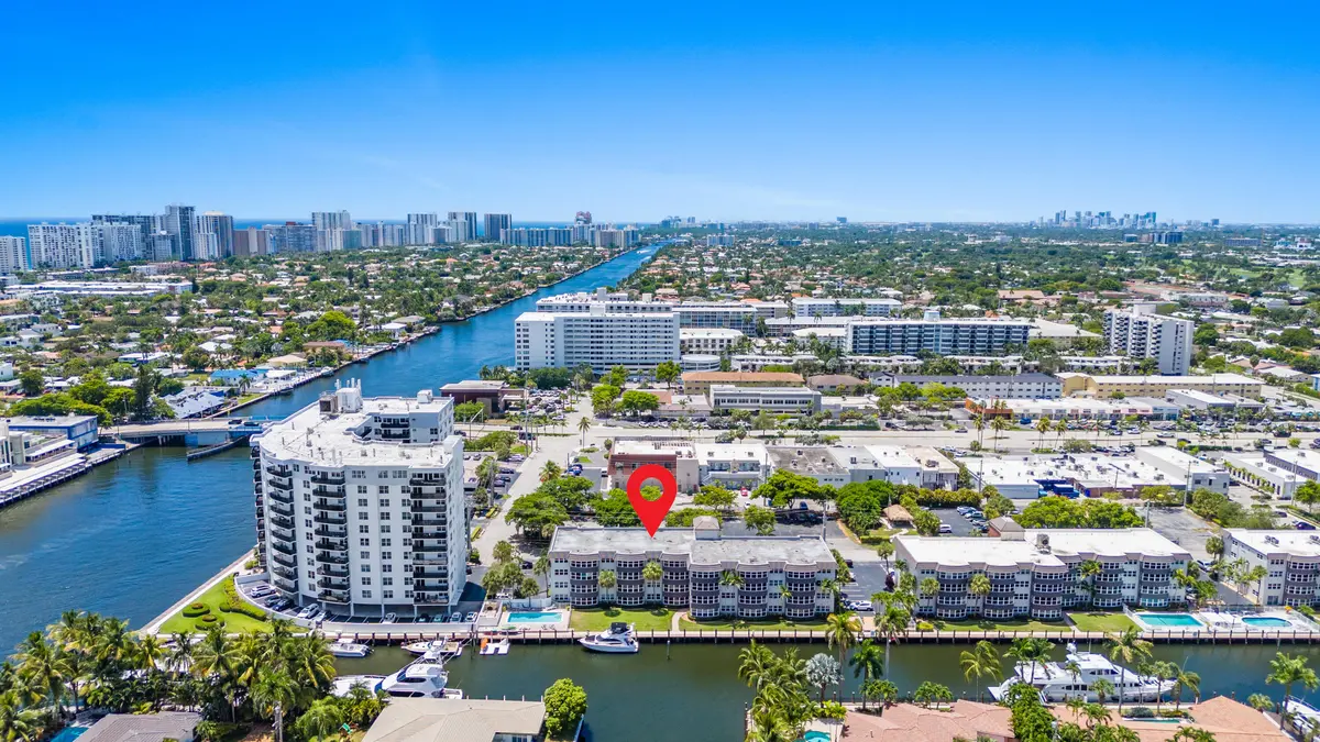 Aerial View at 3121 NE 51st Street 204E, Fort Lauderdale