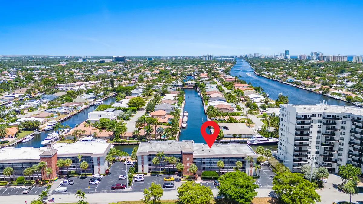 Aerial View at 3121 NE 51st Street 204E, Fort Lauderdale