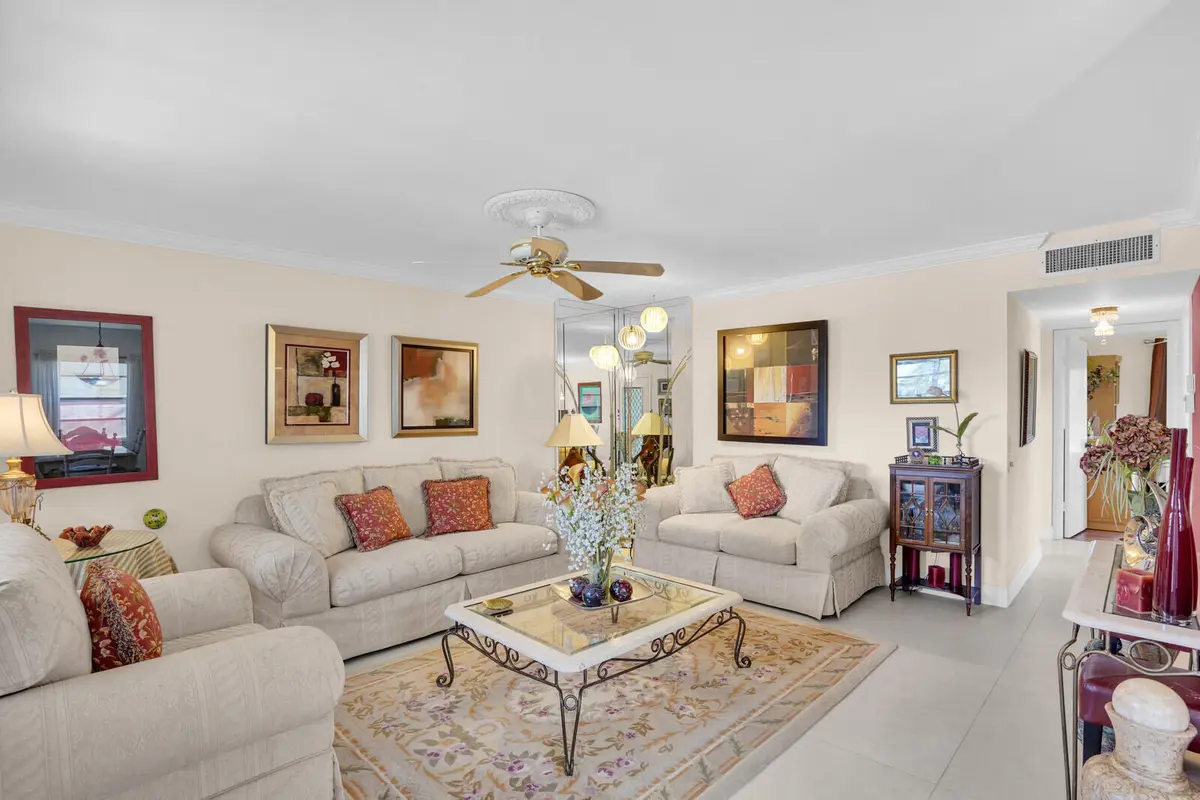Living Room at 810 Burgundy Q, Delray Beach