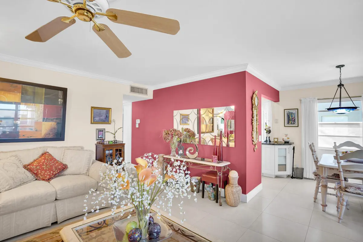 Living Room at 810 Burgundy Q, Delray Beach