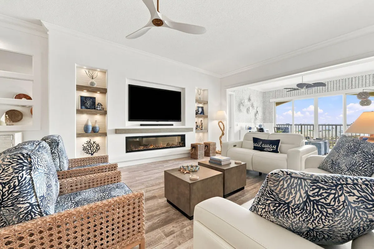Living Room at 34 Harbour Isle Drive ph06, Fort Pierce