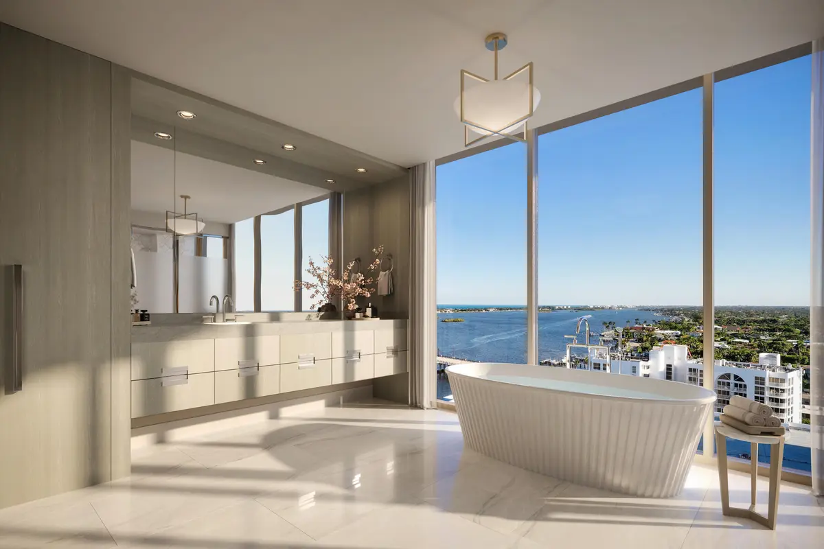 PH Owners Bath - at 3773 S Flagler Drive 1901, West Palm Beach