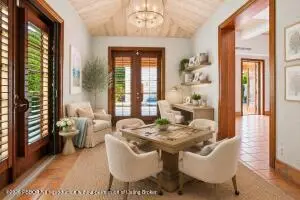 Library - virtually staged at 245 Brazilian Avenue, Palm Beach
