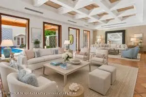 Living Room - virtually staged at 245 Brazilian Avenue, Palm Beach